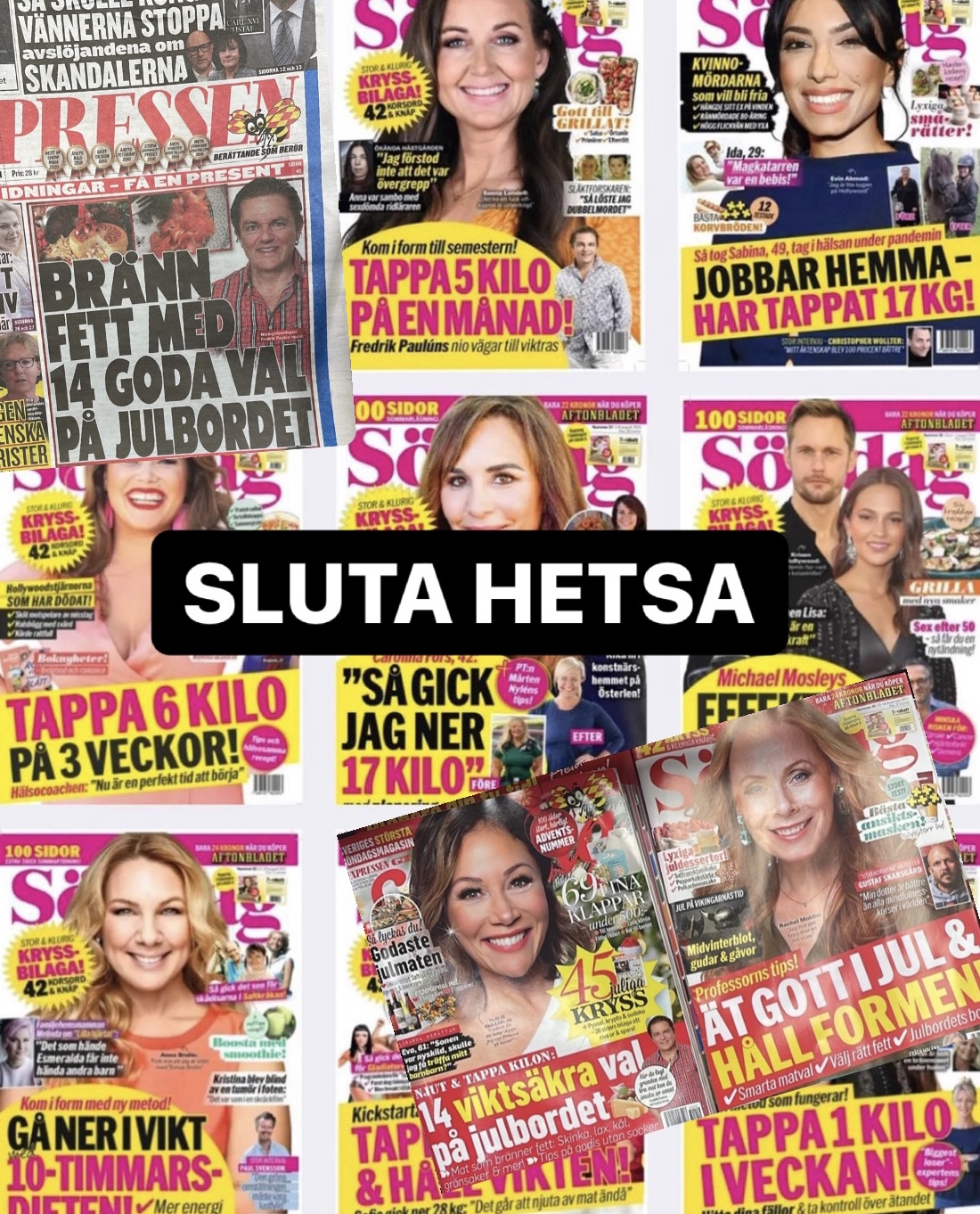 Uppmaning till Aftonbladet och Expressen: sluta skriva kroppshetsande  rubriker! 